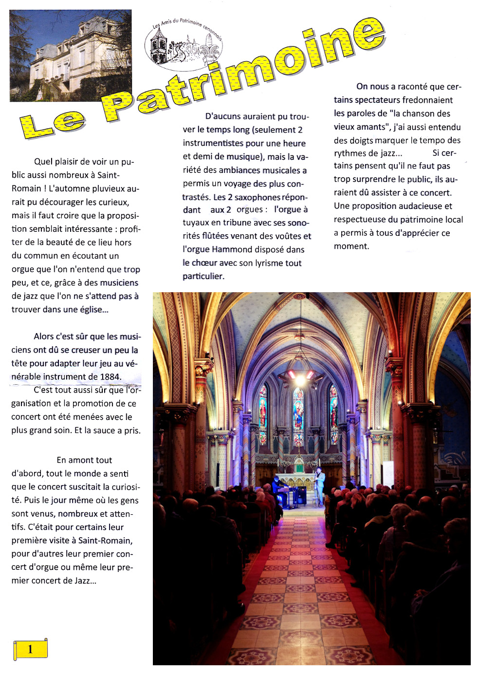 Journal Le Patrimoine